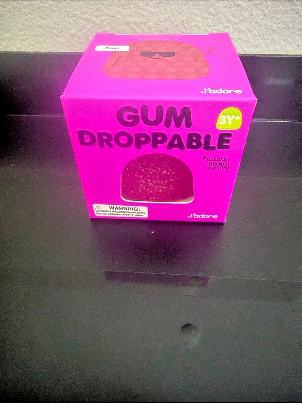 J'adore Gum Droppable Pink Suishy Squeezy Fidget Toy - DSG